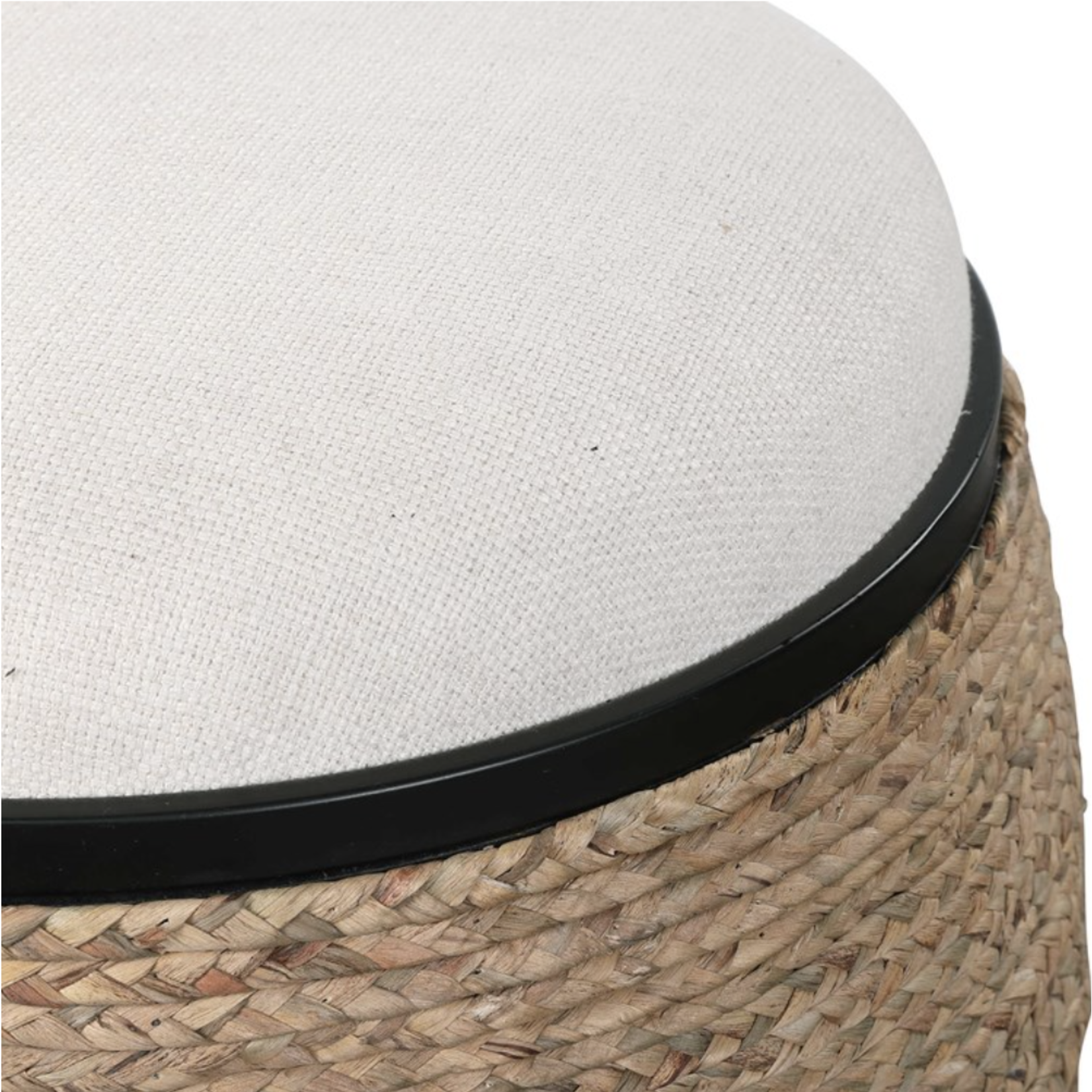 Outside The Box 19x19 Island Straw Accent Stool