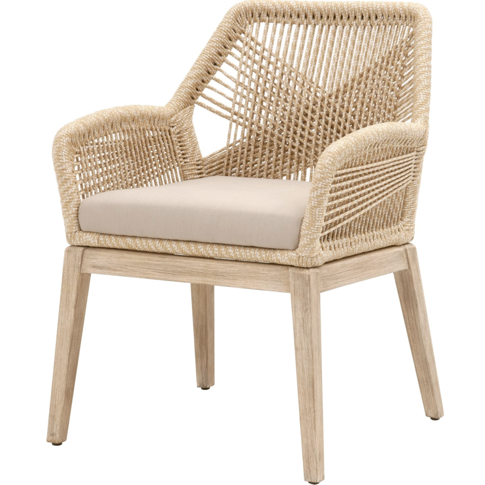 Outside The Box Essentials For Living Loom Dining Chair W/ Arm Sand