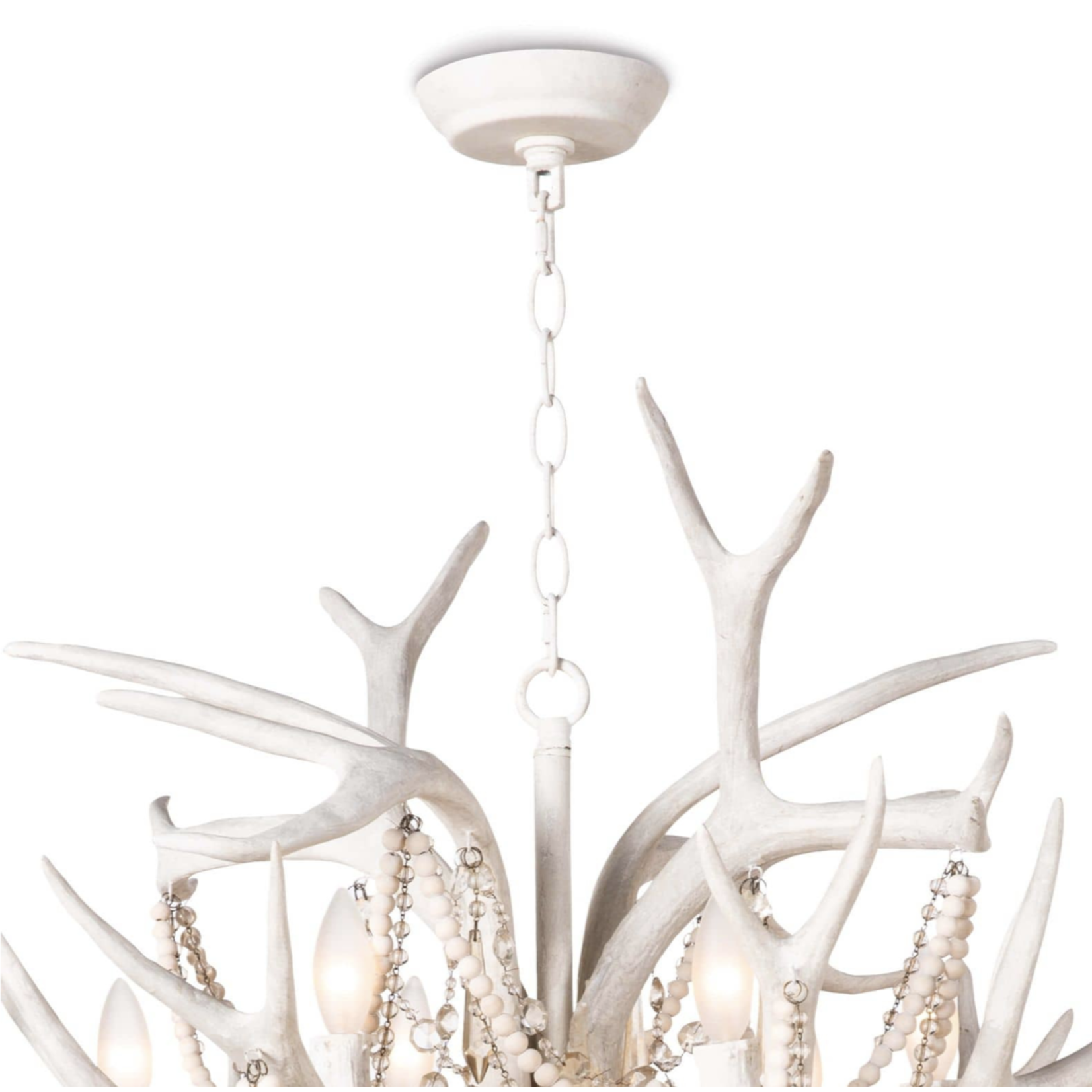 Outside The Box 40" Regina Andrew Cheyanne Antler Chandelier