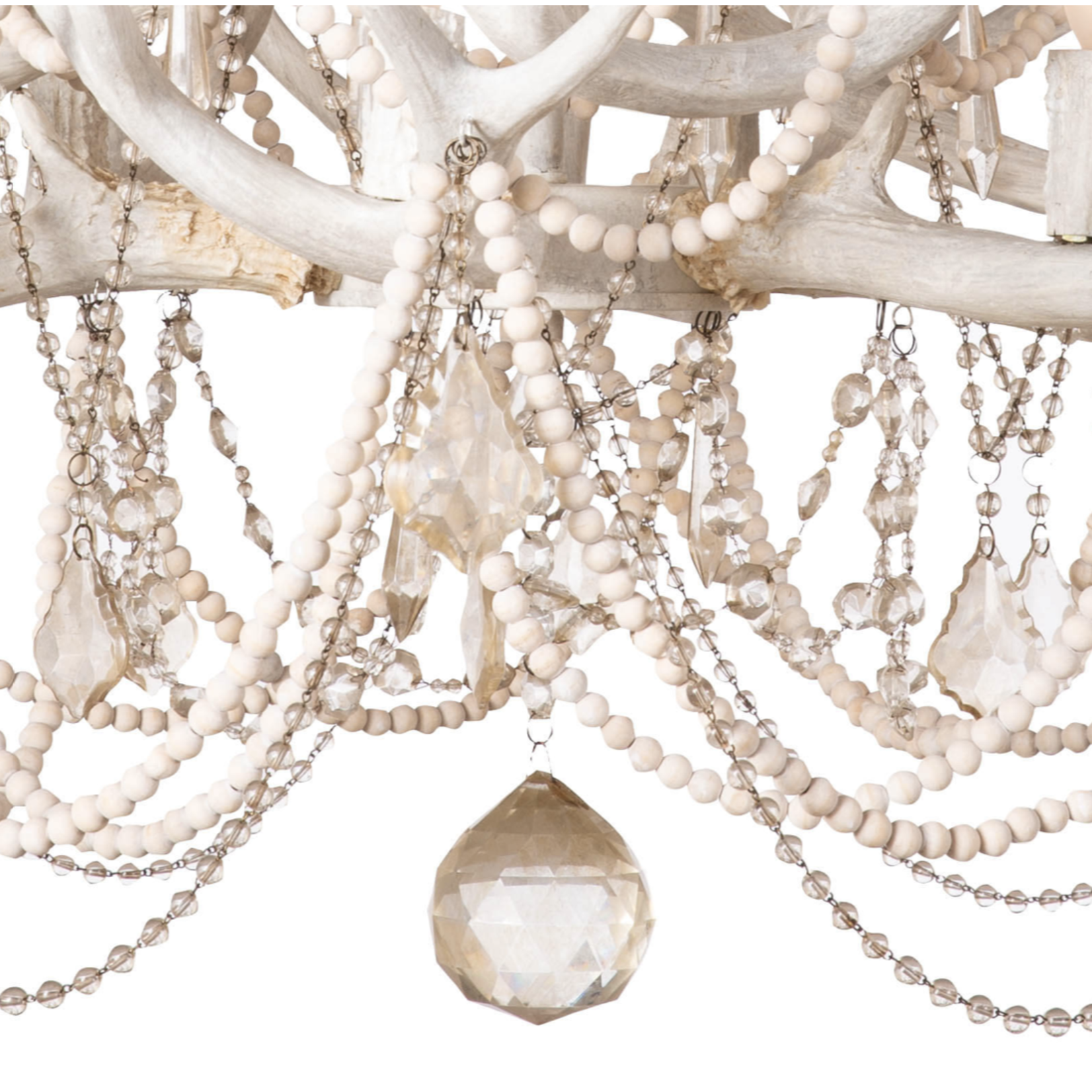 Outside The Box 40" Regina Andrew Cheyanne Antler Chandelier
