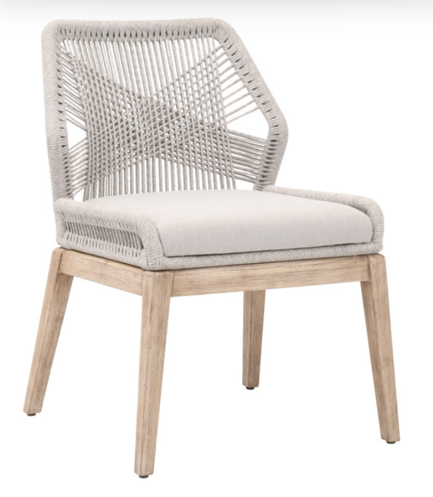 loom dining chair taupe