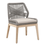 Outside The Box Essentials For Living Loom Outdoor Dining Chair Platinum