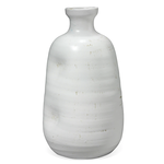 Outside The Box 14" Dimple White Hand Crafted Vase