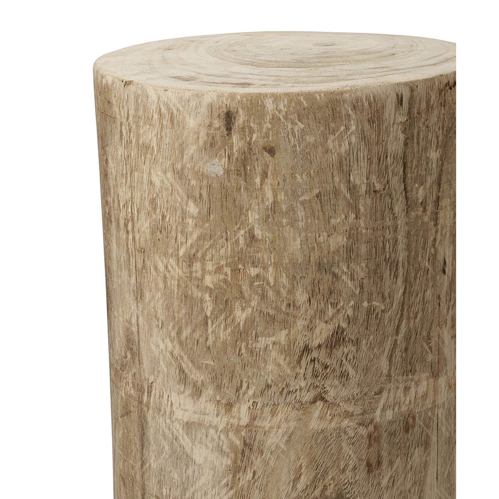 Outside The Box 18" Agave Natural Solid Wood Side Table