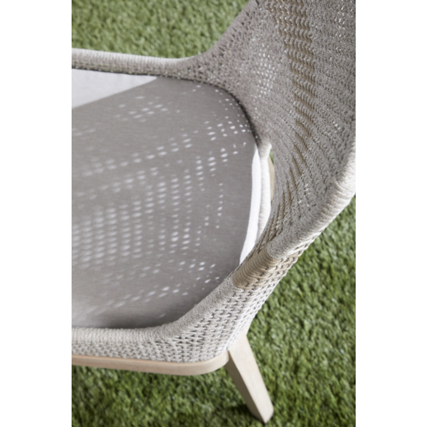 Outside The Box Essentials For Living Tapestry Outdoor Dining Chair Taupe