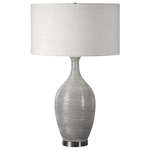 Outside The Box 31" Uttermost Dinah Mushroom Gray Table Lamp