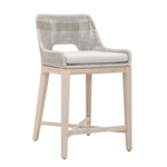 26" Essentials For Living Tapestry Outdoor Counter Stool Taupe