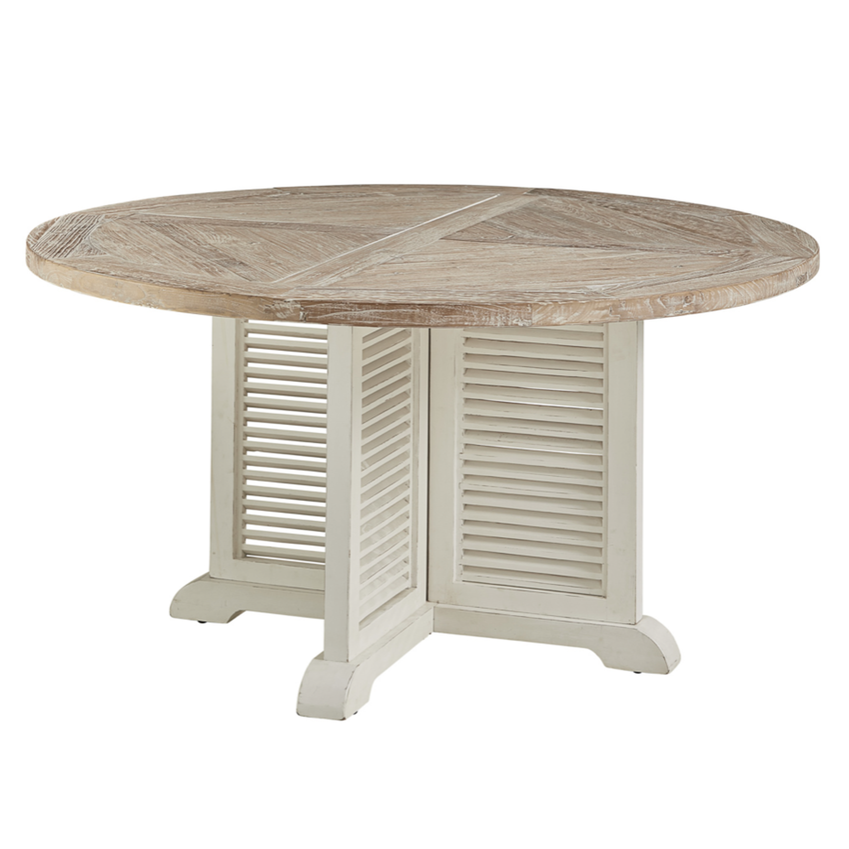 Outside The Box 59" Hatteras Reclaimed Elm Round Dining Table