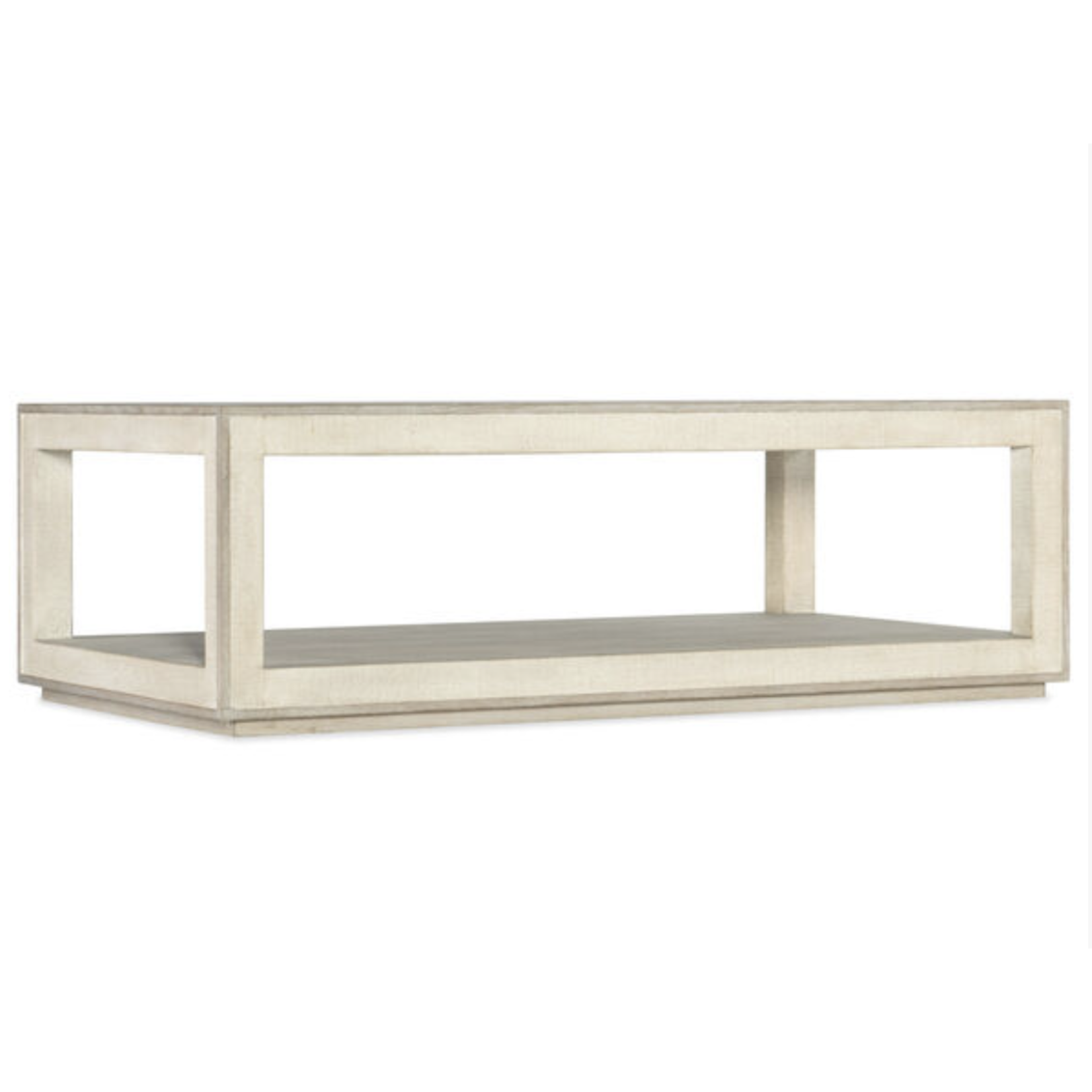 Outside The Box 52x30x18 Hooker Furniture Pebble Beach Burlap Rectangle Cocktail Table