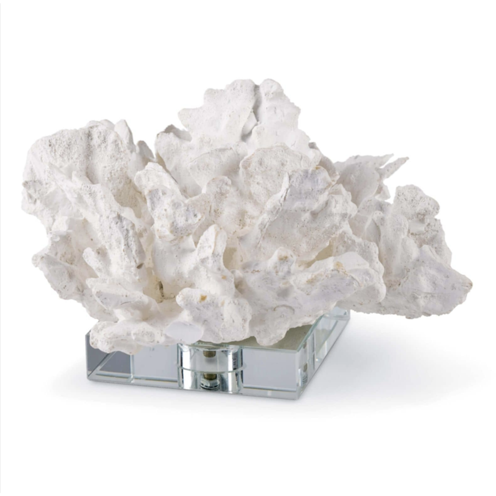 Outside The Box 5" Regina Andrew Flower Coral On Crystal Base