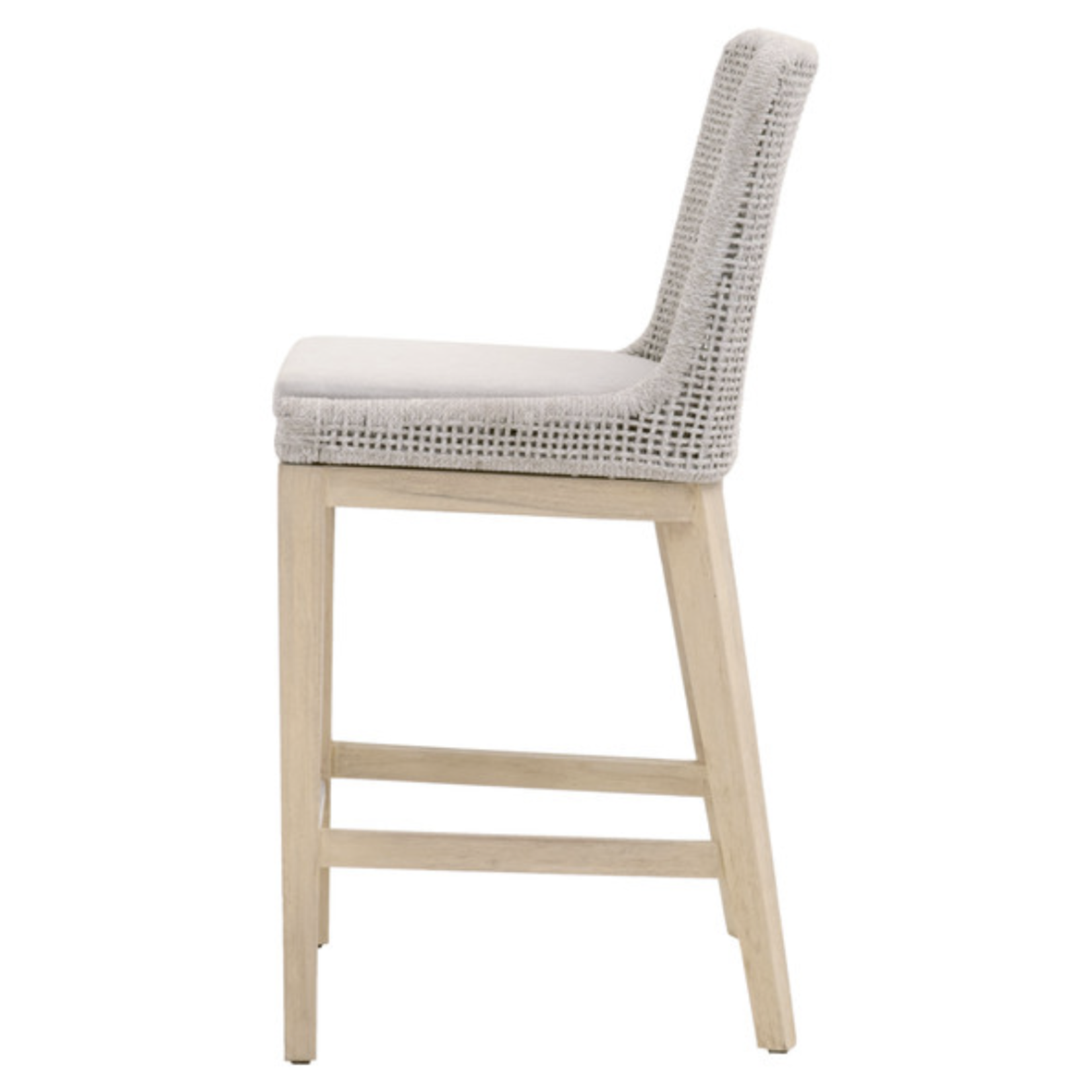 Outside The Box 26" Essentials For Living Mesh Taupe Outdoor Counter Stool