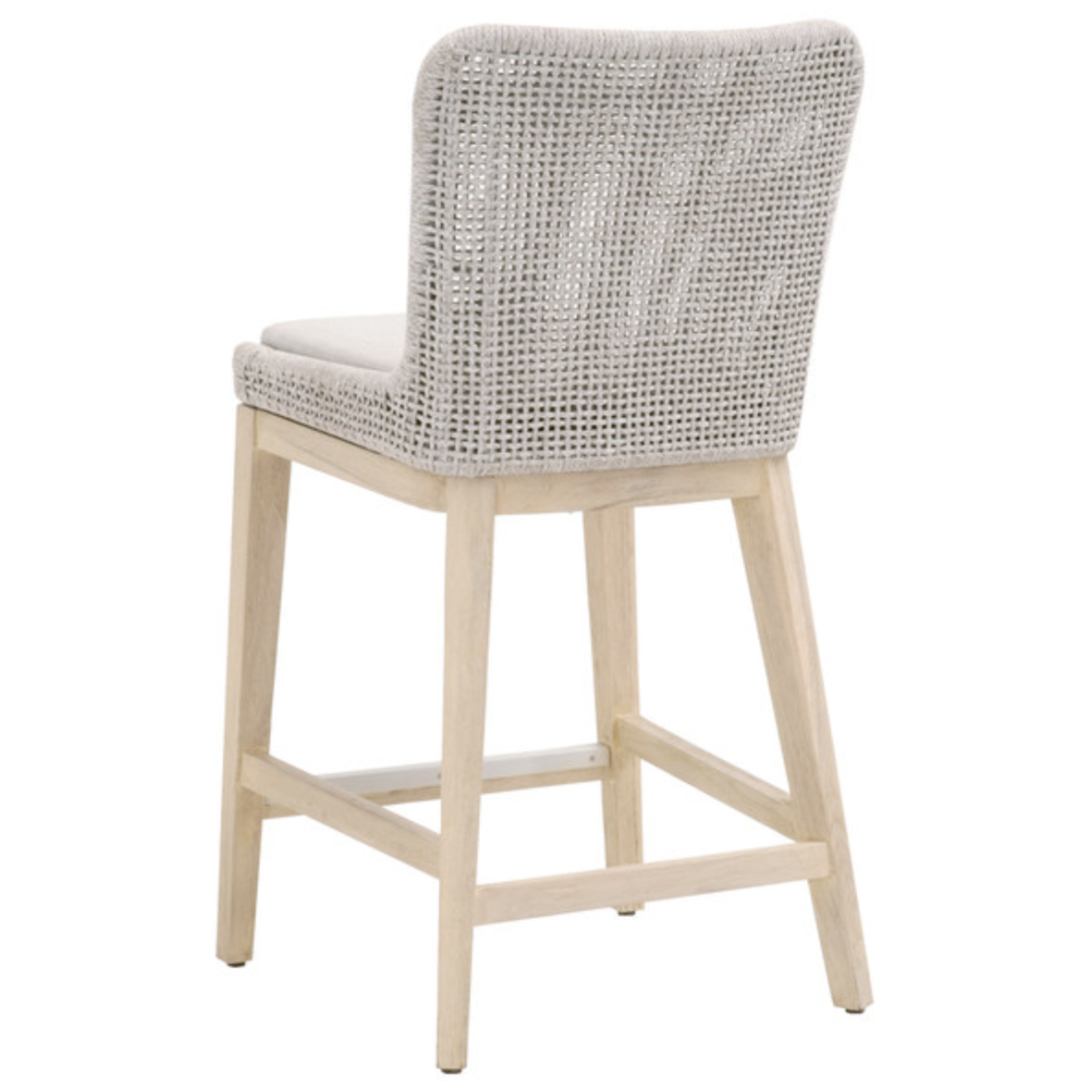 Outside The Box 26" Essentials For Living Mesh Taupe Outdoor Counter Stool