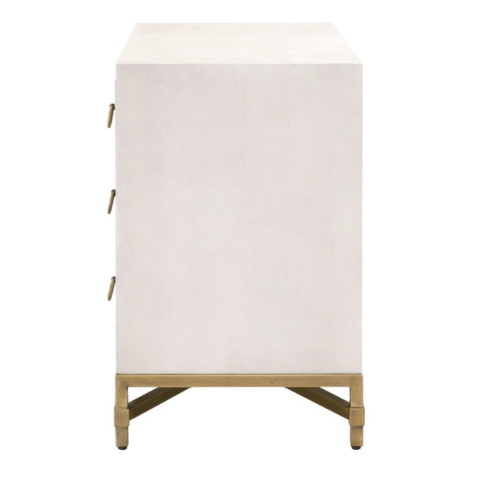 Outside The Box 35x19x30 Strand Shagreen 3 Drawer Nightstand