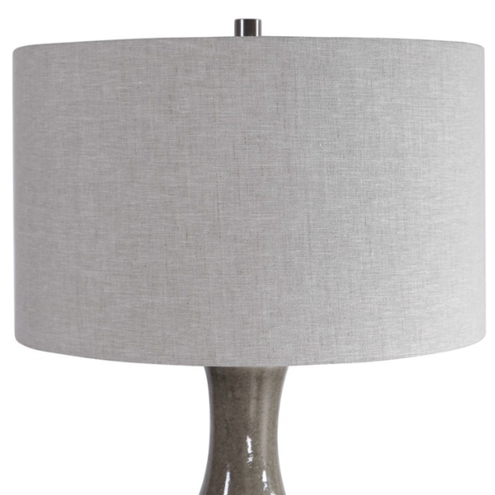 Outside The Box 31" Uttermost Savin White & Grey Table Lamp