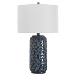 Outside The Box 27" Uttermost Blue Waves Table Lamp