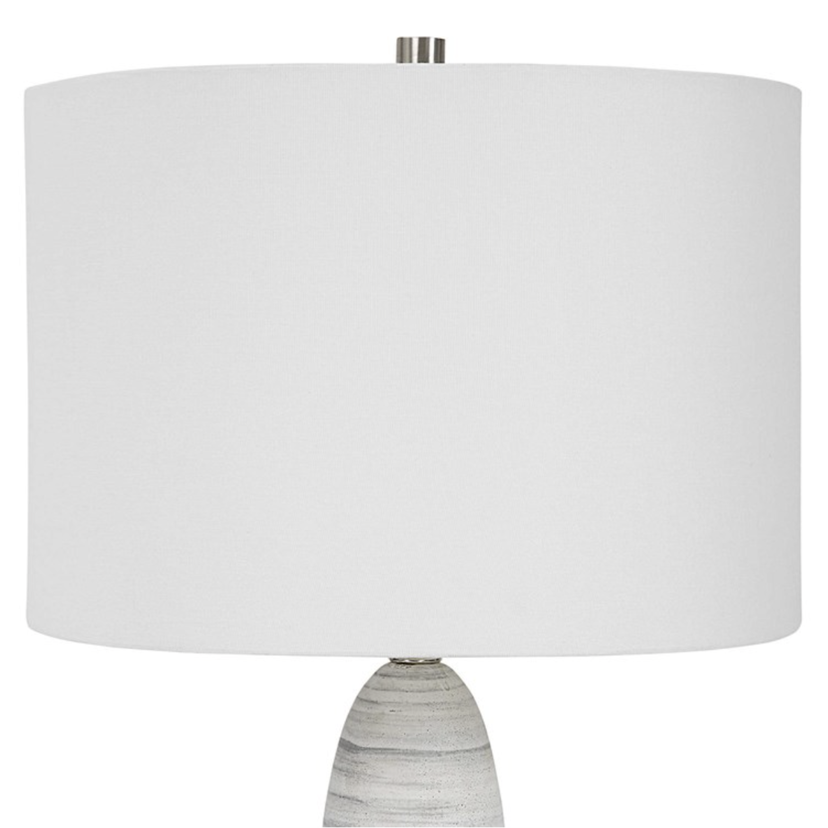 Outside The Box 32" Uttermost Levadia Matte White Table Lamp