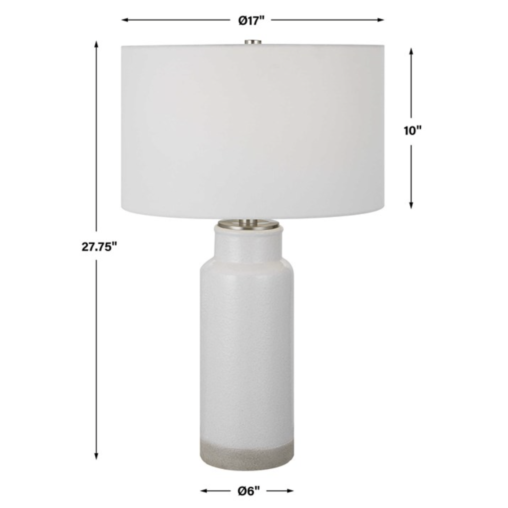 Outside The Box 28" Uttermost Albany Handcrafted Ceramic Table Lamp