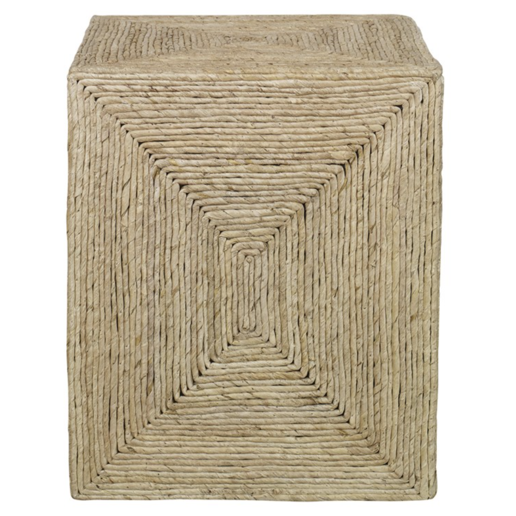 Outside The Box 20x20x24 Rora Woven Banana Plant Side Table