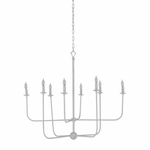 Outside The Box 36" Lily White Iron Candelabra/Chandelier