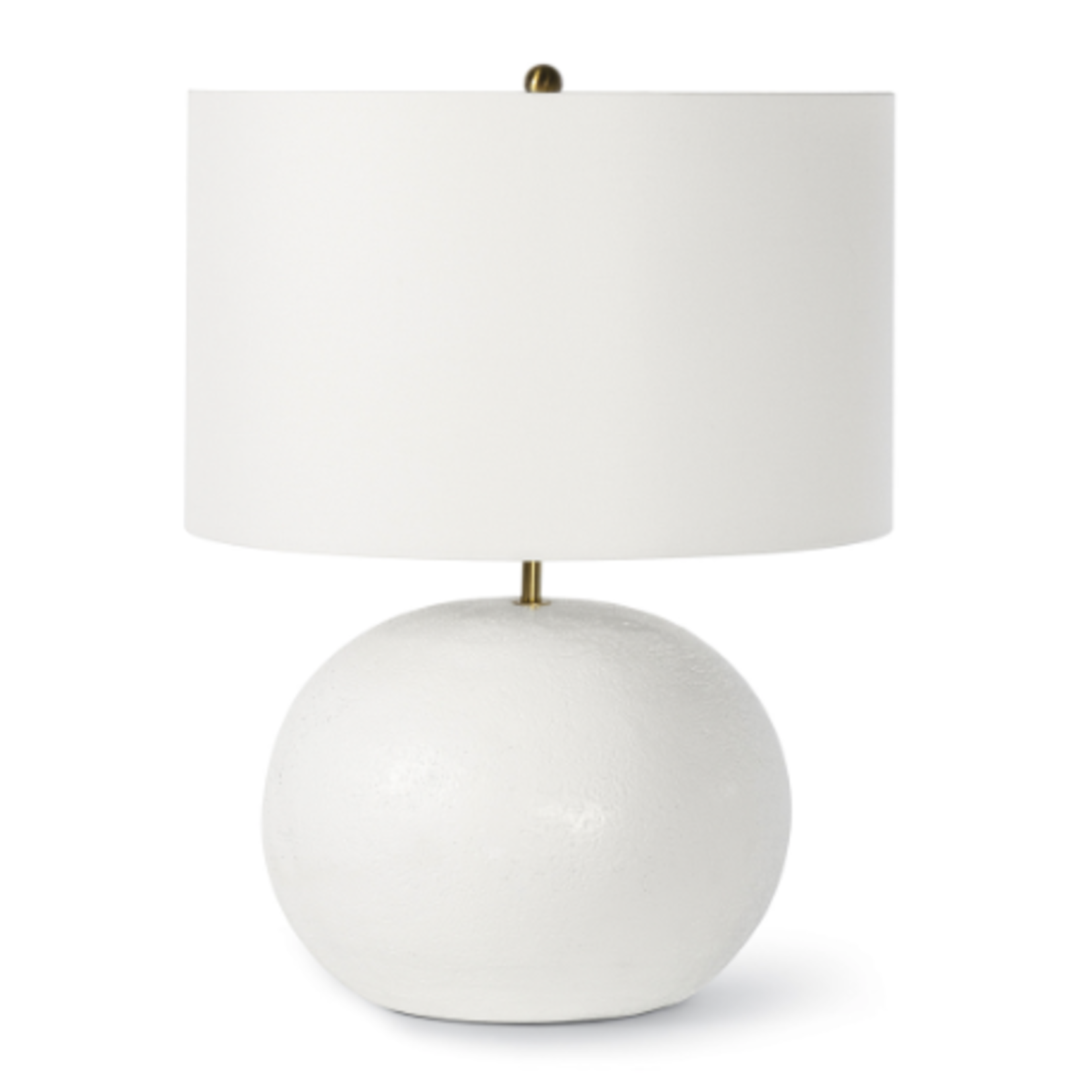 Outside The Box 24" Regina Andrew Blanche Concrete White Table Lamp