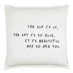 Outside The Box 26x26 "The Sun Is Up" Euro Pillow