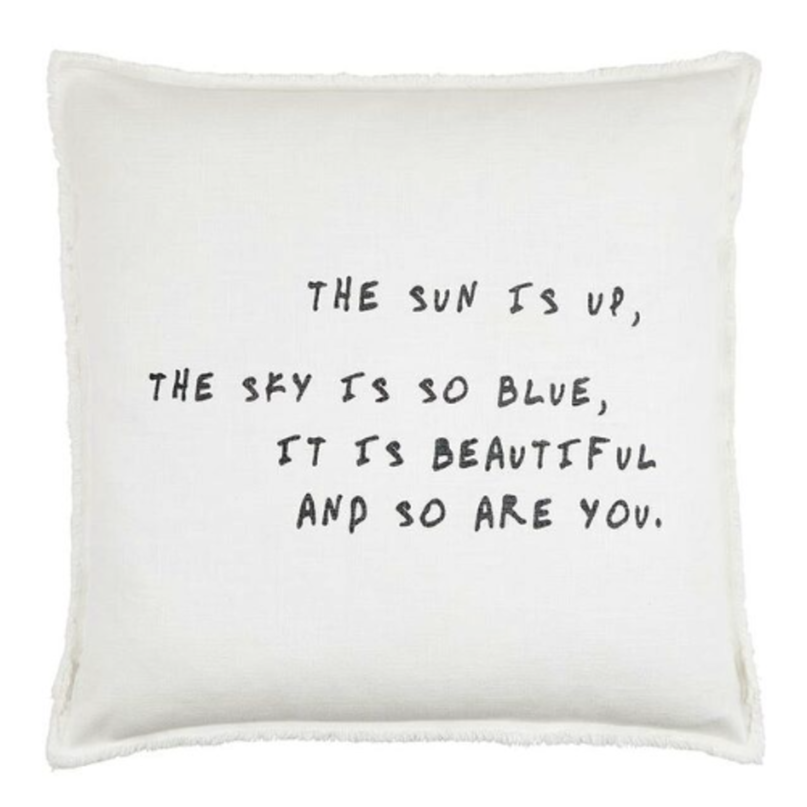 Outside The Box 26x26 "The Sun Is Up" Euro Pillow