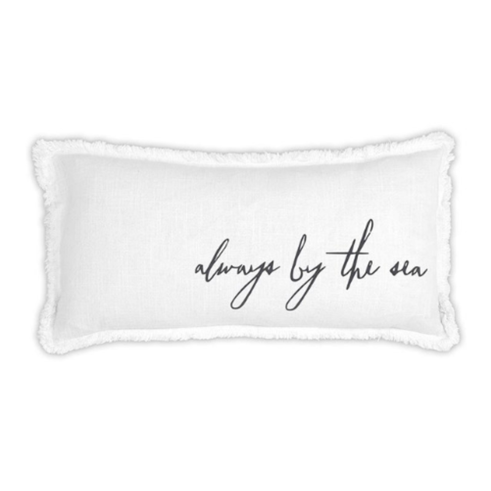 Outside The Box 22x12 "Always By The Sea" Rectangle Lumbar Pillow