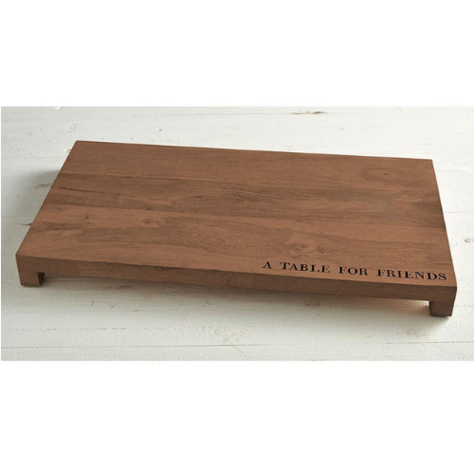 Outside The Box 24x13 "A Table For Friends" Serving Tray / Charcuterie Board