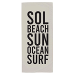 78x35 Sol Beach Sun Ocean Surf  Quick Dry Oversized Beach Towel