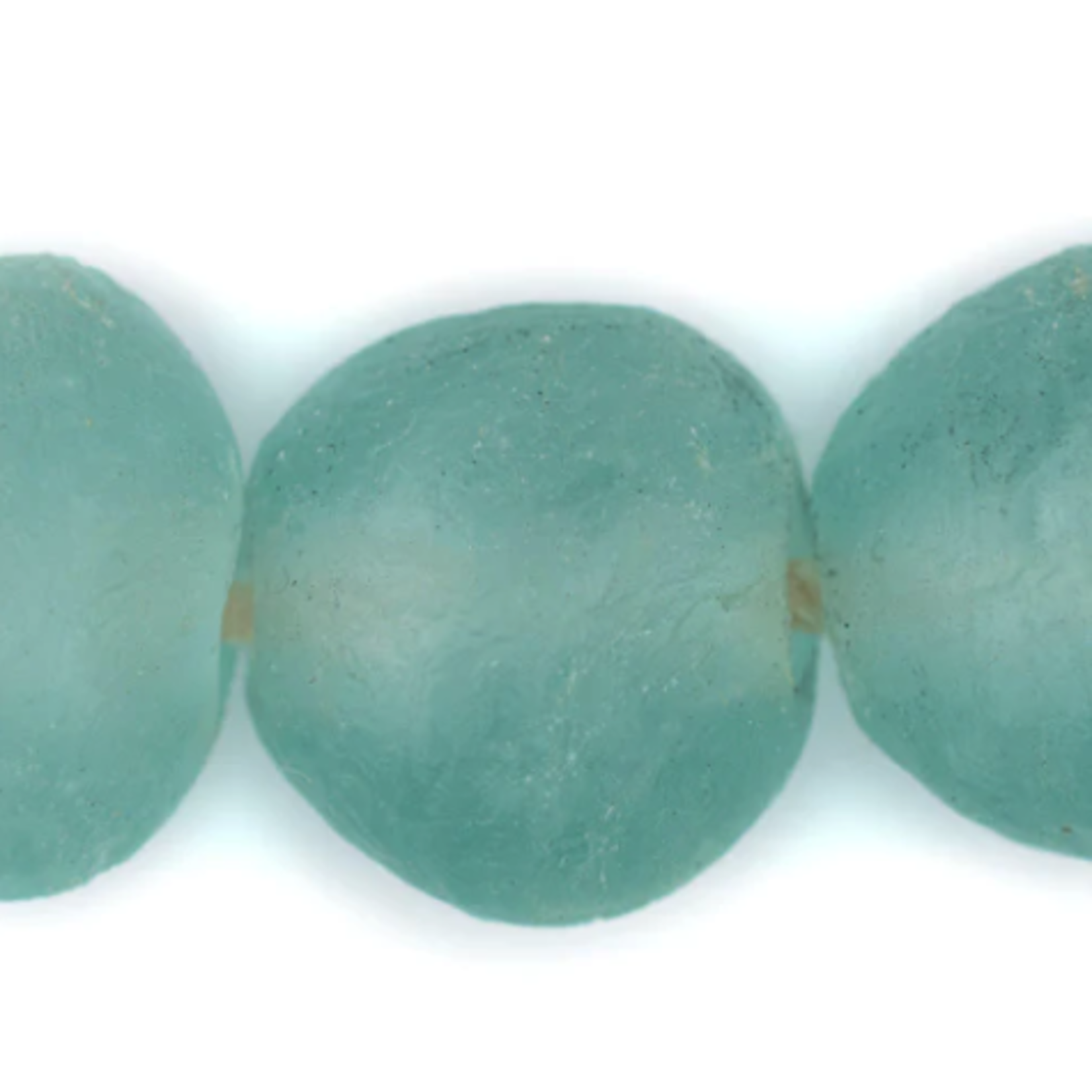 Outside The Box 32" Dark Aqua Recycled 34mm Glass Beads
