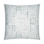 Outside The Box 24x24 Line Up Square Feather Down Pillow In Aqua