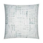 Outside The Box 24x24 Line Up Square Feather Down Pillow In Aqua - DV KAP