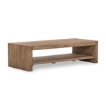 60x26x16 Beckwourth Solid Reclaimed Pine Coffee Table In Sierra Natural