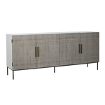 Outside The Box 79x19x33 Miguel Elm Wood & Iron Base Sideboard