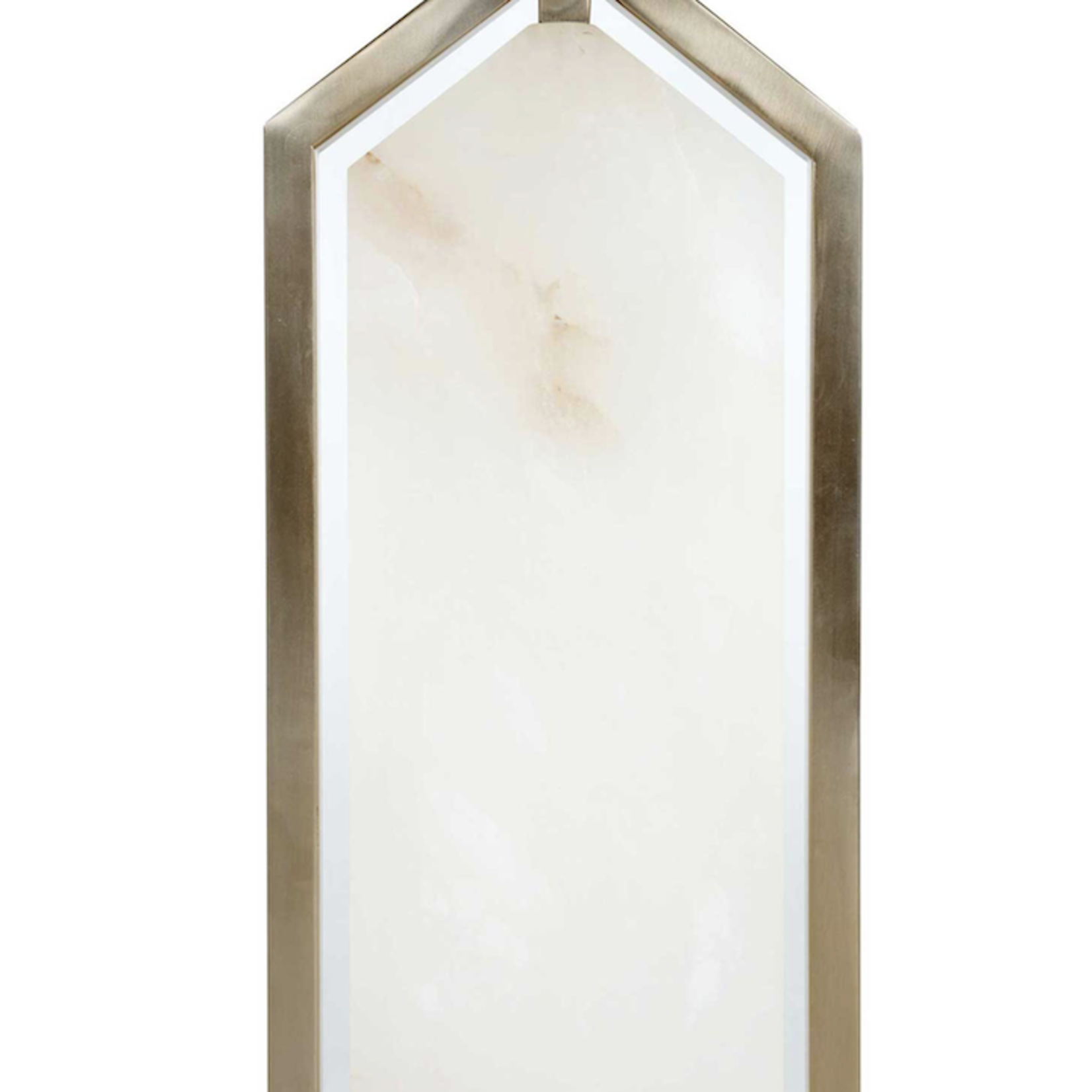 Outside The Box 32" Braden Alabaster & Iron Table Lamp