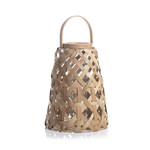 Outside The Box 17" Datca Natural Rattan Lantern