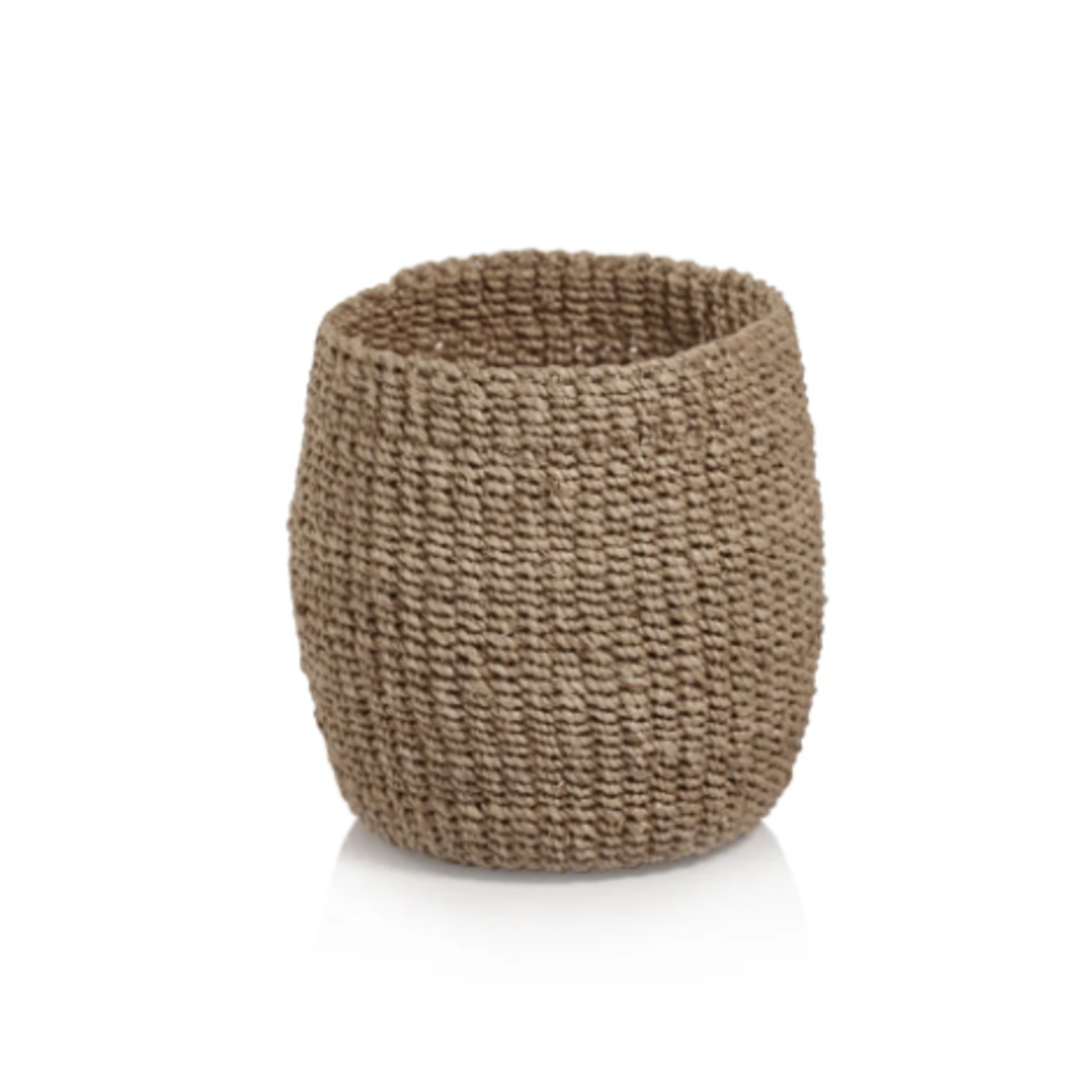 Outside The Box 6" Hand Loomed Natural Abaca Planter / Basket