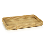 Outside The Box 20x13 Avalon Natural Rattan Rectangular Serving Tray
