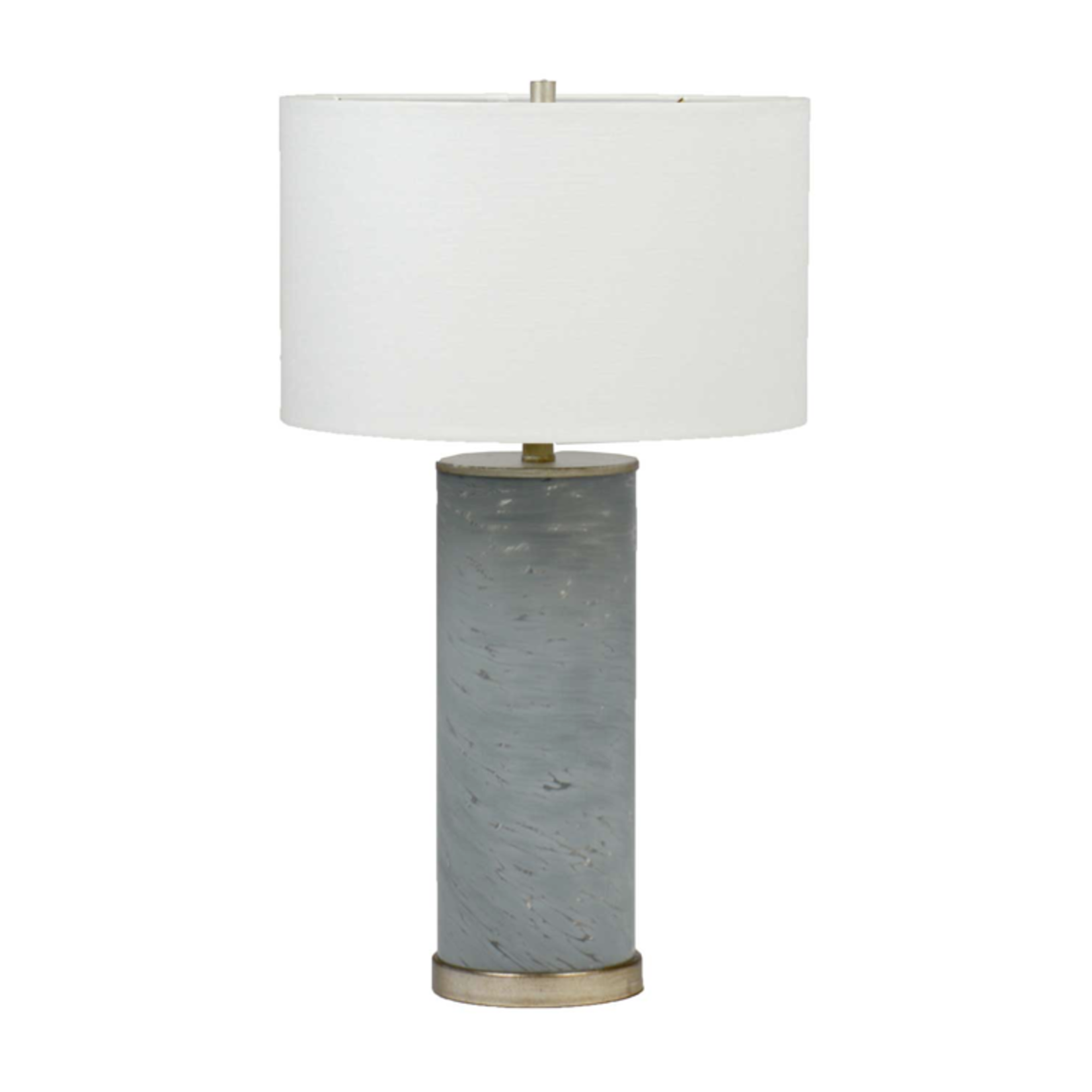 Outside The Box 28" Ellington Handmade Swirl Glass Table Lamp