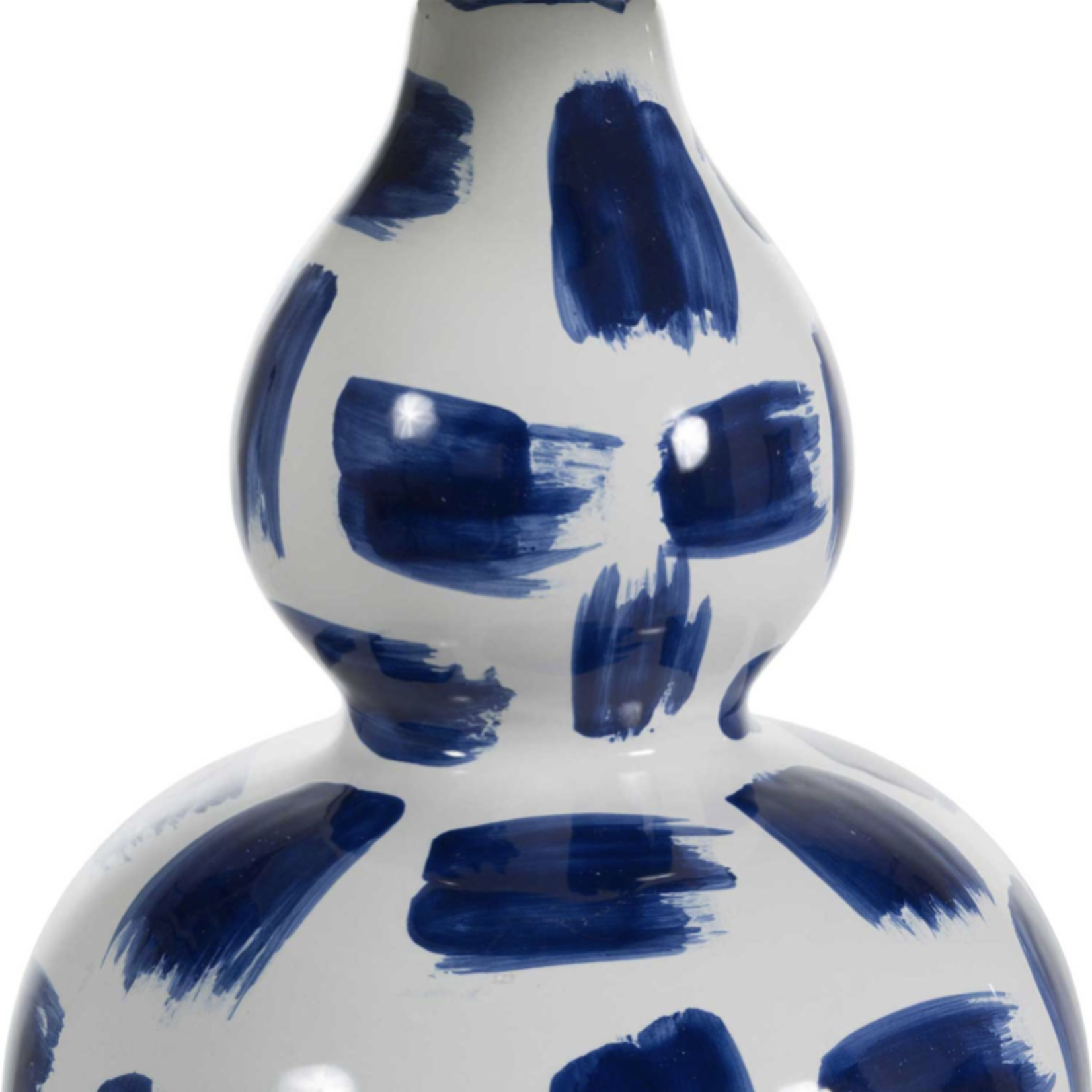 Outside The Box 29" Luca Blue & White Ceramic Table Lamp