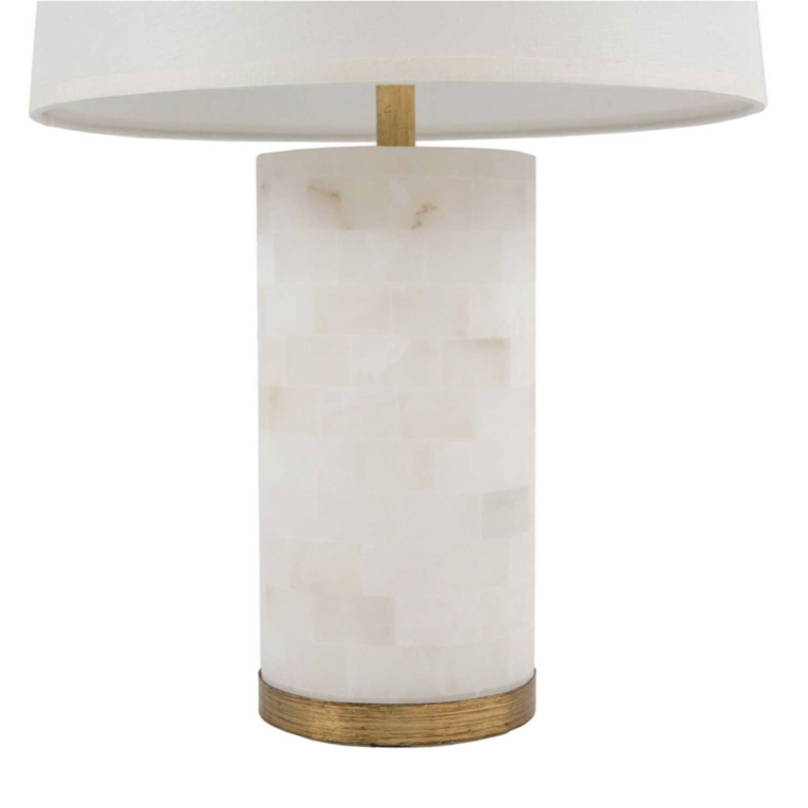 Outside The Box 27" Maple Alabaster & Iron Table Lamp