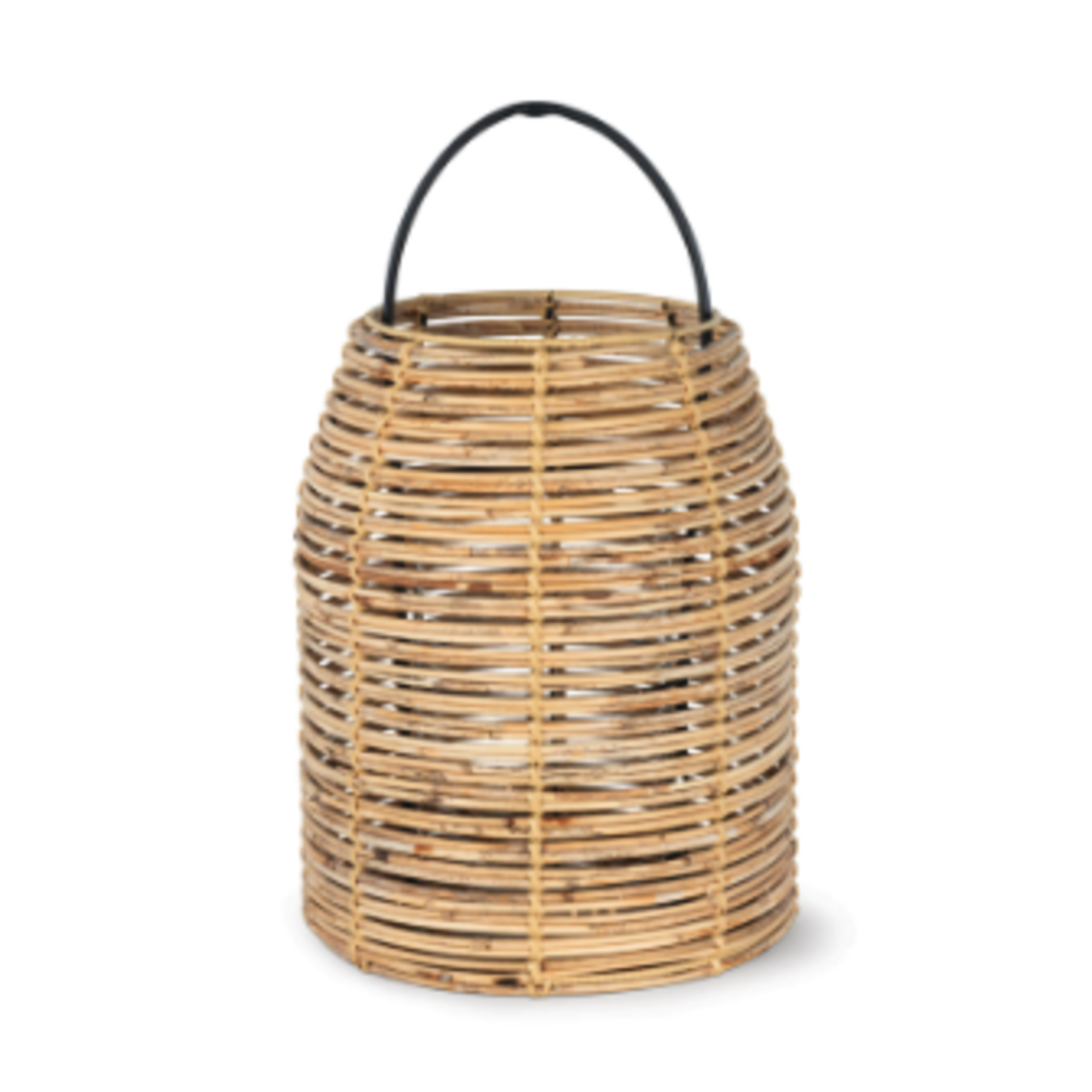 Outside The Box 19" Monica Bamboo Hurricane With Glass Cylinder