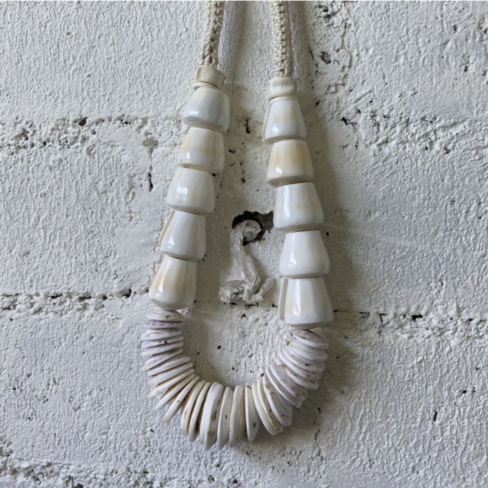 Maasai v shape shell necklace by deeafricanawear - Long necklaces - Afrikrea