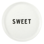 Outside The Box 5" Set Of 3 “Sweet” Ceramic Dish