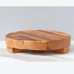 Outside The Box 14" Classic Handcrafted Reclaimed Wood Round Trivet