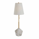 Outside The Box 33" Perry Alabaster & White Table Lamp