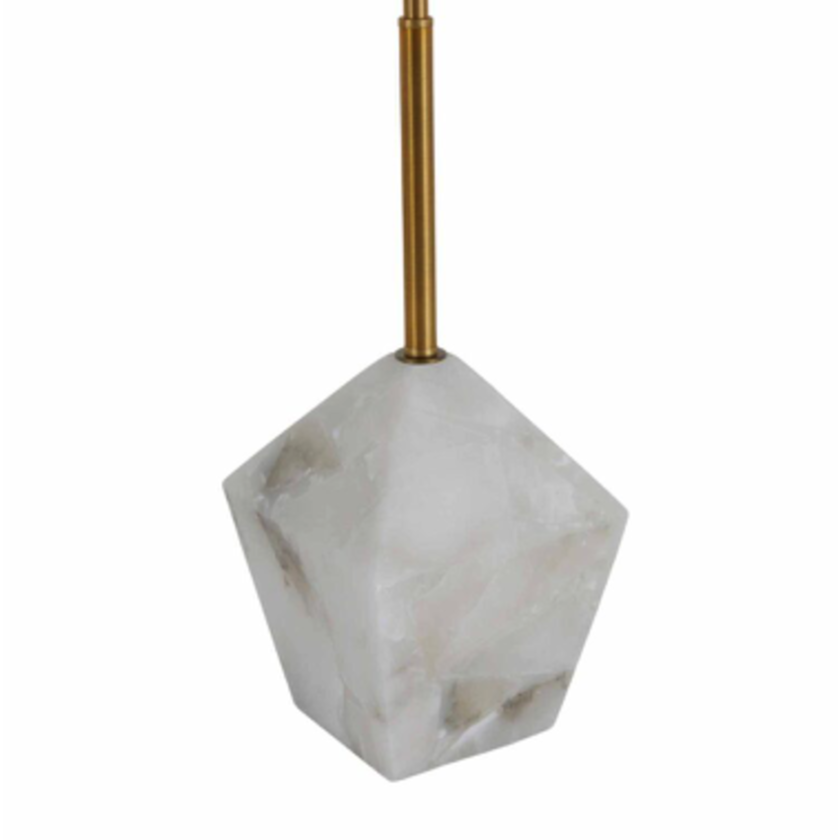 Outside The Box 33" Perry Alabaster & White Table Lamp
