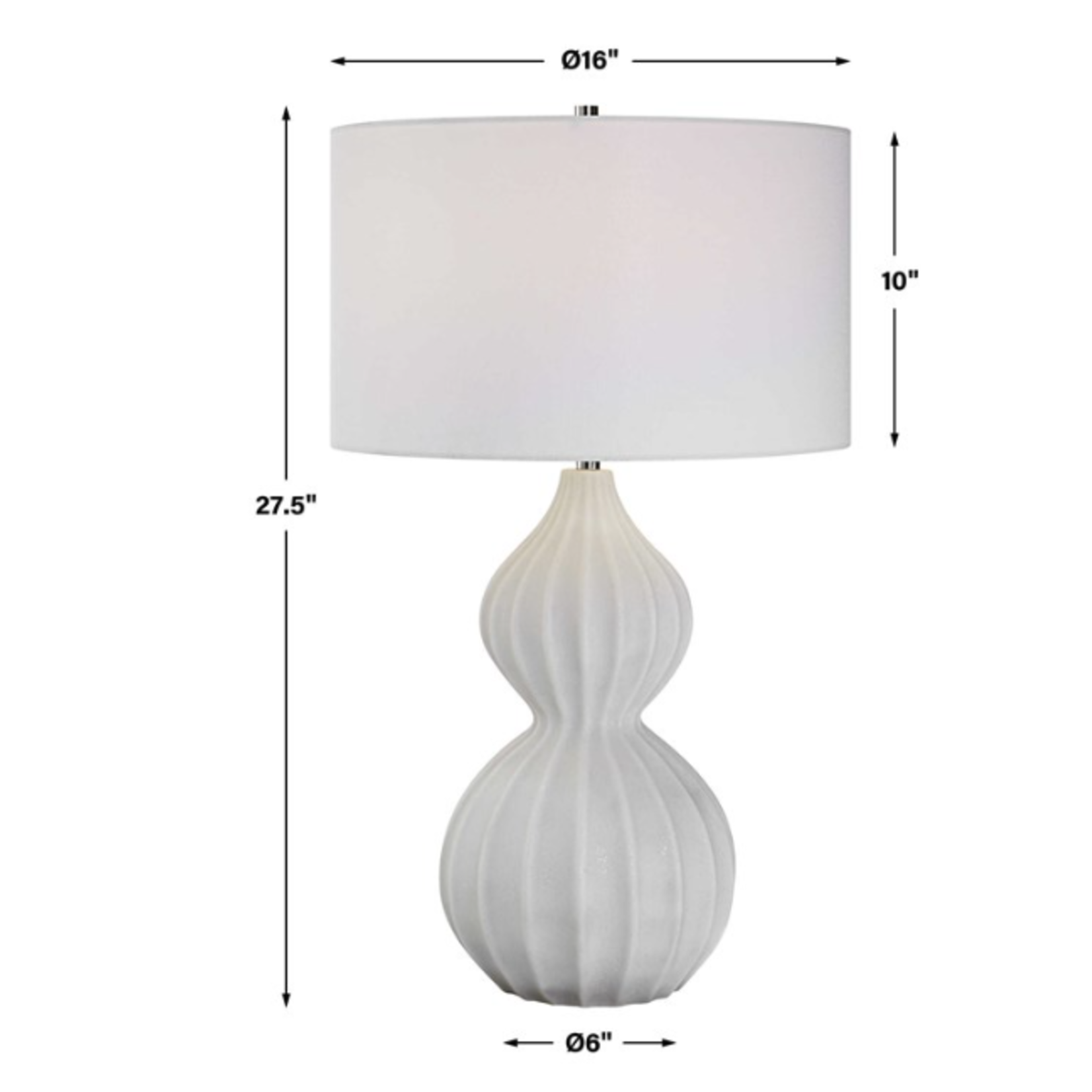 Outside The Box 28" Uttermost Antionette Rich Ivory Handcrafted Stone Table Lamp