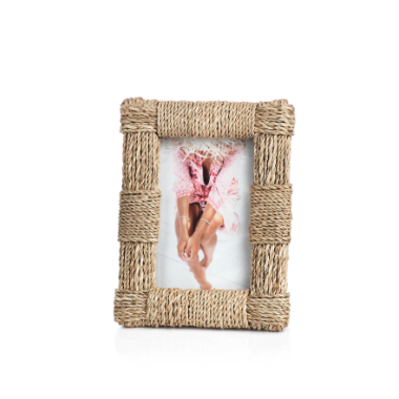 Outside The Box 4x6 Natural Abaca Rope Photo Frame