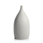 Outside The Box 13" Nosara White Porcelain Vase